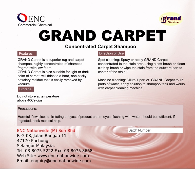 Carpet Shampoo